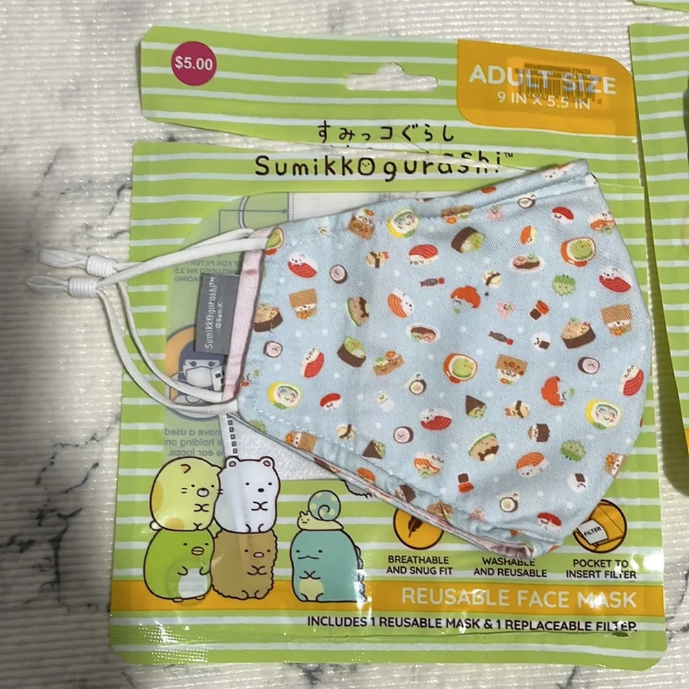Sumikko Gurashi 2 Adult Size Face Mask